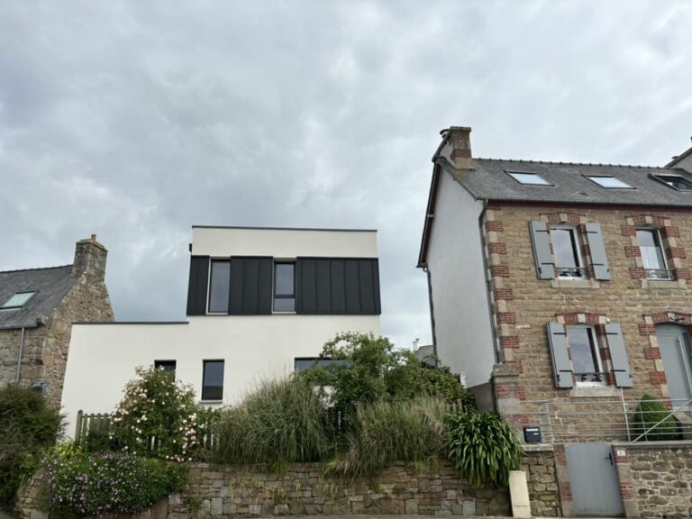 Bardage zinc Trebeurden 2 - Morlaix Lannion