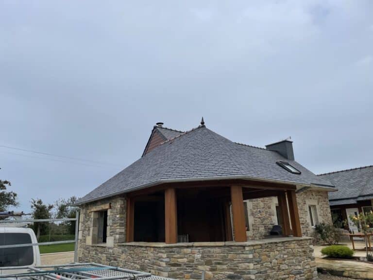 Chantier couverture ardoise épaisse K08 Plouigneau (2)