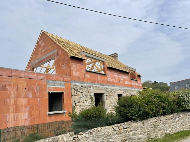 Couverture ardoise maison neuve Pleumeur-Bodou (2)