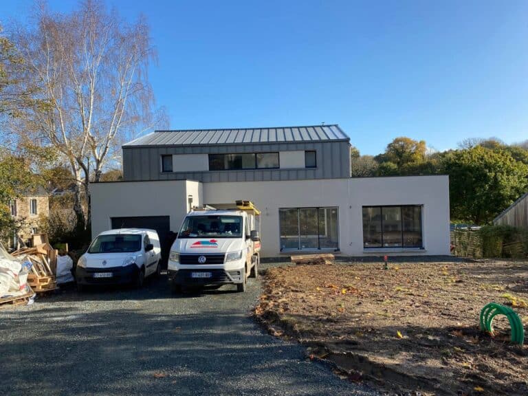 Couverture et bardage en zinc Quartz - Morlaix Lannion