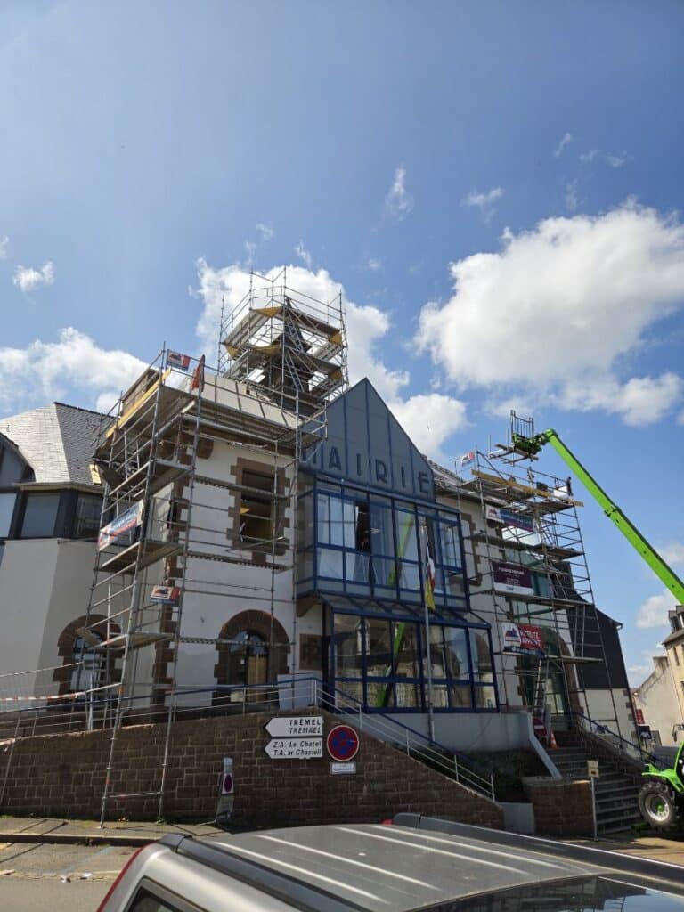 Renovation couverture et ITE Plestin Les Greves - Morlaix Lannion